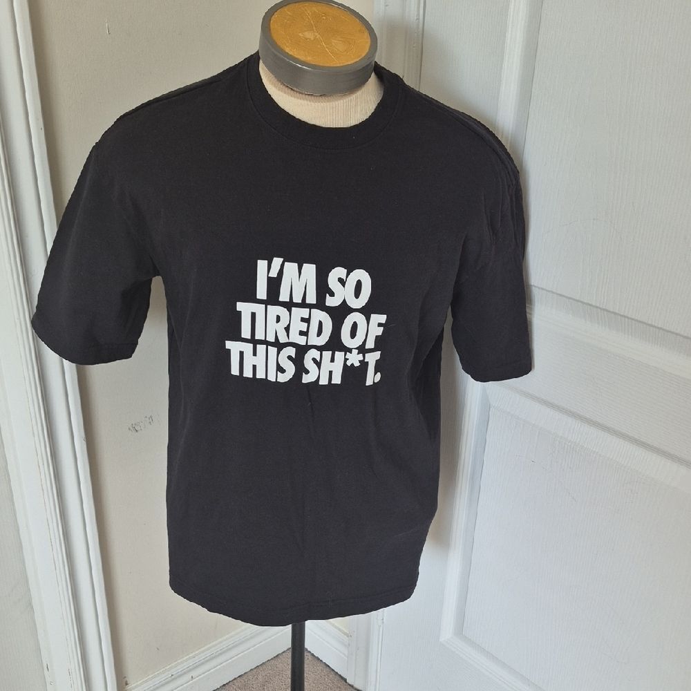 H&M Black Statement Tee